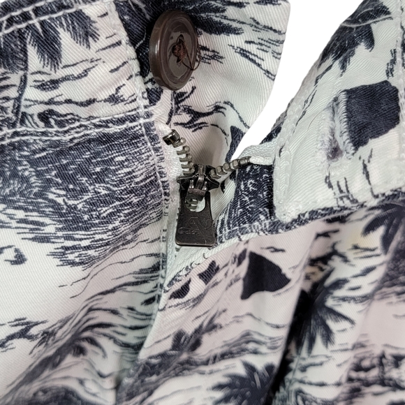 Arizona Vintage Y2K Spring Summer Island Hawaiian Print Vacation Style Short 42 - Picture 12 of 12